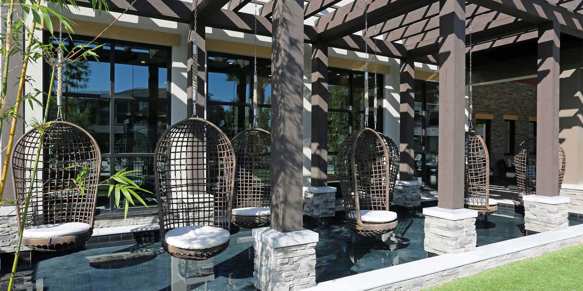 Zen Apartments Reflection Pool