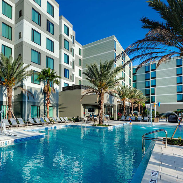 Pools and Splash Pads for Hotels and more, designed by Village Pools